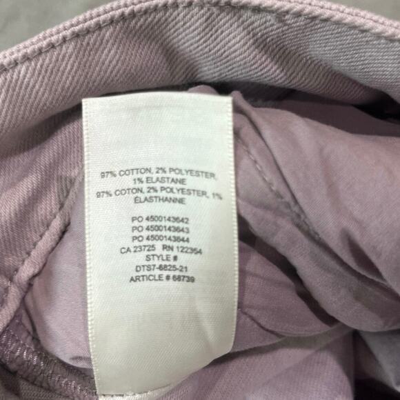Wilfred Free Aritzia Modern Cargo Pants Purple Slate Barrel Leg High Rise Sz 4 - Picture 8 of 8